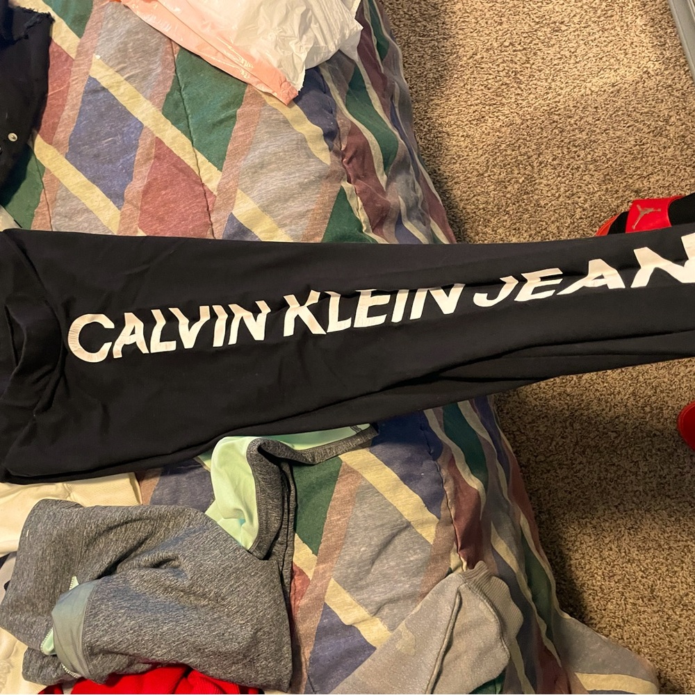 Calvin Klein leggings medium black/white